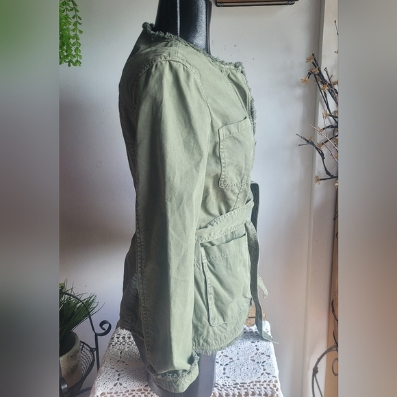 Banana Republic Olive Green Light Jacket S - Picture 3 of 7